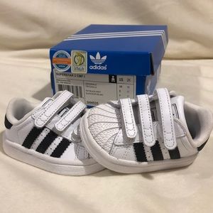 Baby navy and white Adidas!!! Size 2K
